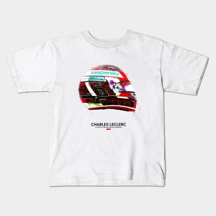 F1 2020 Charles Leclerc Crash Helmet Kids T-Shirt